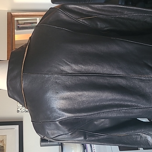 Brown Leather Jacket - Picture 6 of 7